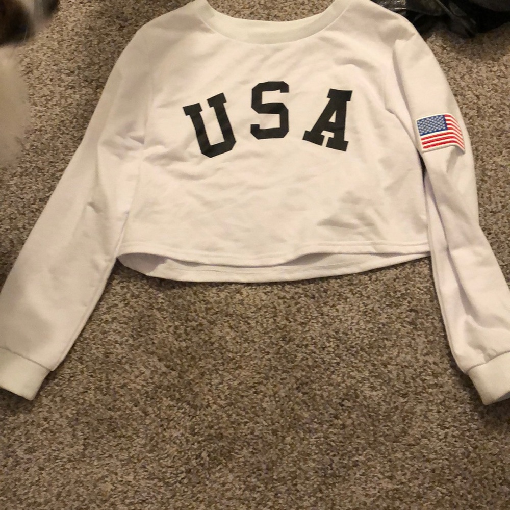 Cropped sweatshirt